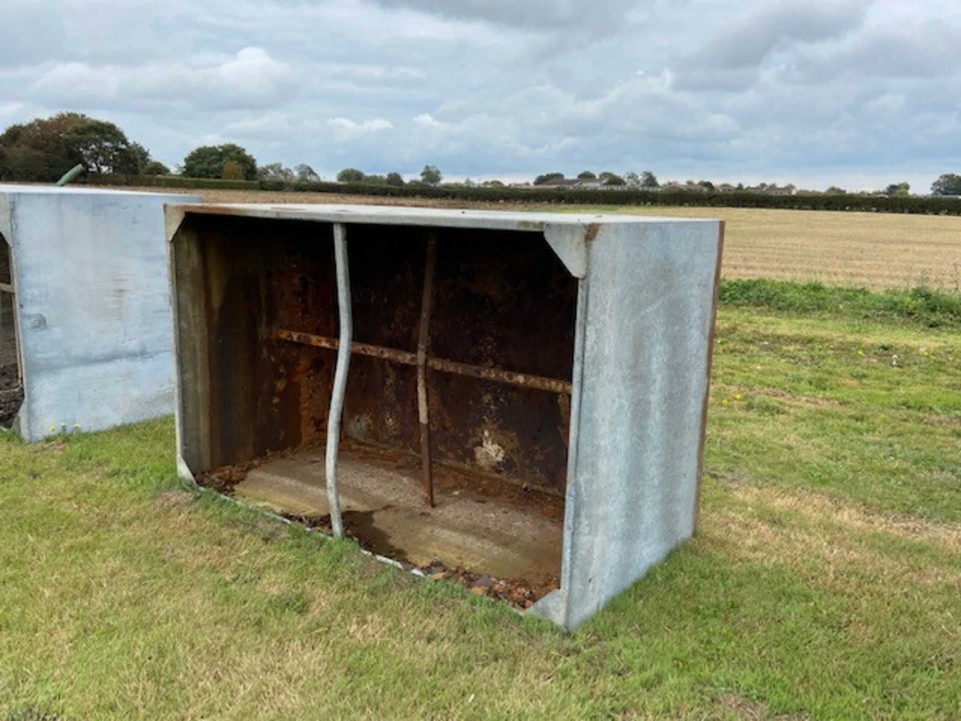 galvanised water tank