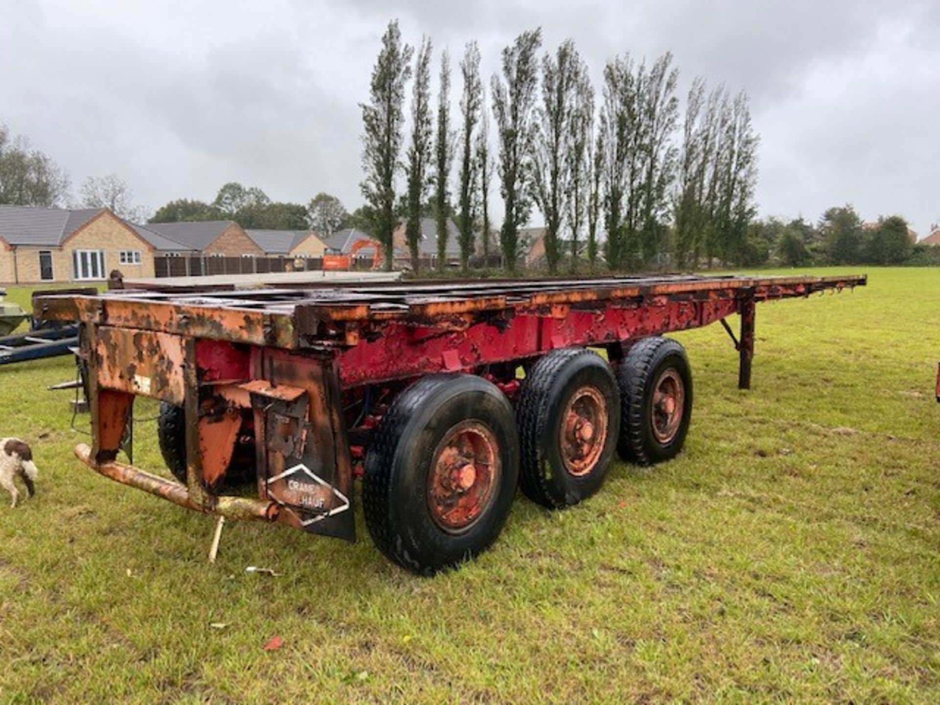 Triaxle Artic lorry trailer chassis (spares and repairs) - Image 2 of 2