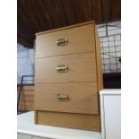 Pair of 3 Draw Bedside Units