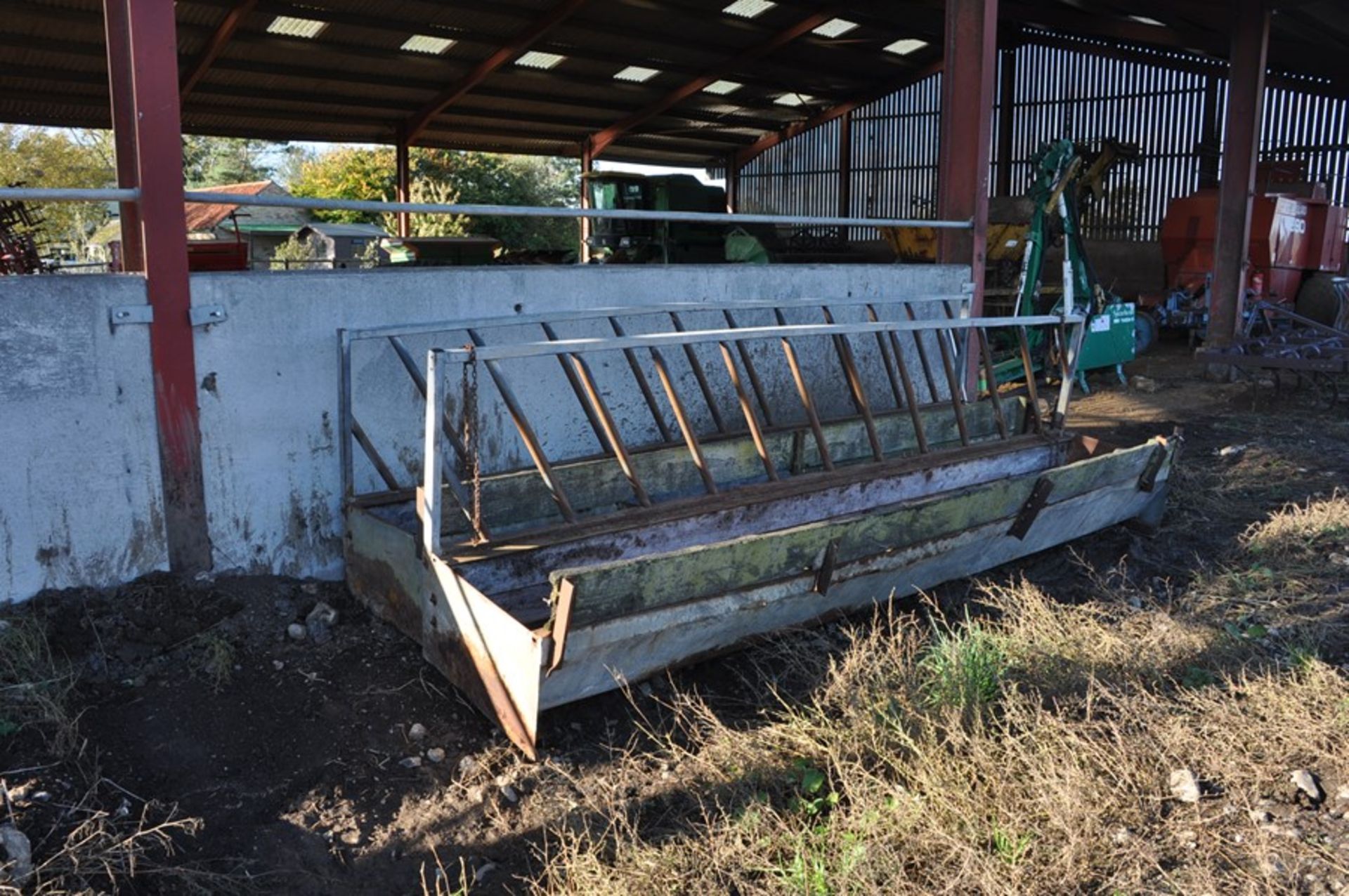 15ft feed barrier with feed trough