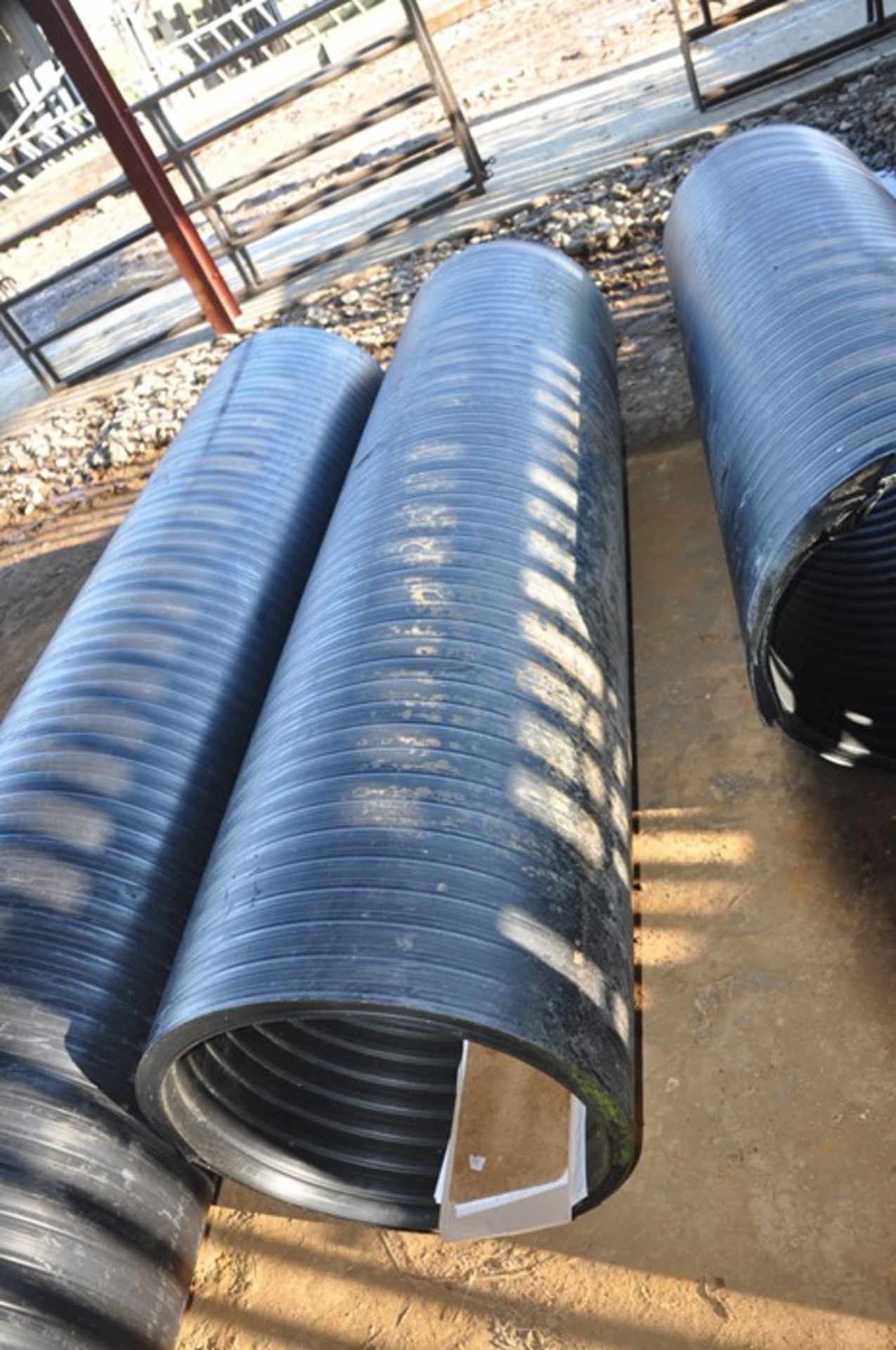 Large diameter twinwall drainage pipe 9ft
