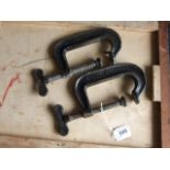 2 Lion no 403 G Clamps