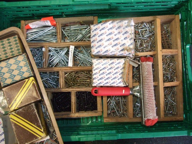 Crate of Screws etc ( crate not included )