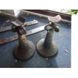 Pair of Vintage Harvey Frost Axle Stands ( 13 inches lowest height )
