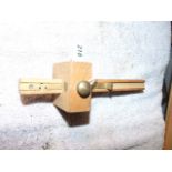 Wooden Making Gauge with brass fittings