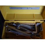 Toolbox and contents king dick and britool spanners etc