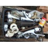Plumbers Box of assorted items