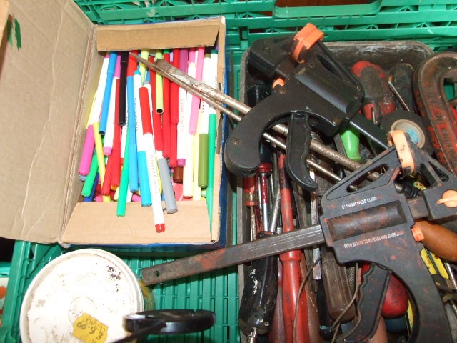 Box of Clamps , Screwdrivers etc etc - Image 5 of 5