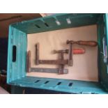 8 Assorted Clamps ( crate not included )