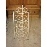 Retro Metal Saucepan Stand 29 inches tall