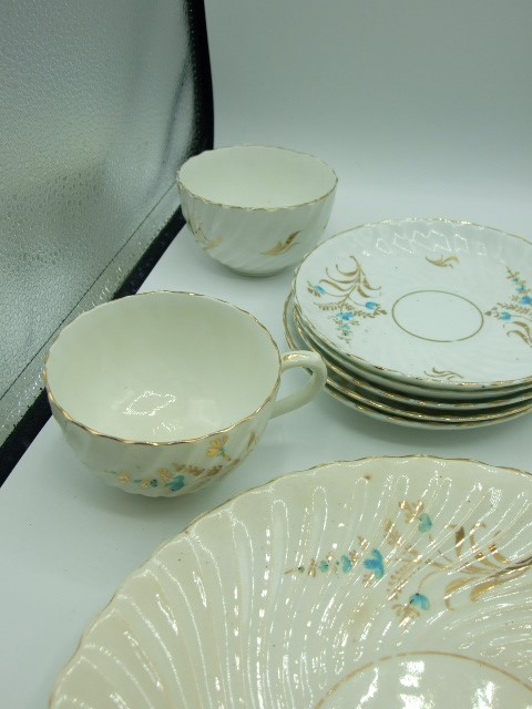 Tea Set comprising of Sandwich Plate , 6 Side Plates , 6 Cups , 5 Saucers - Image 5 of 5