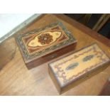 2 Inlaid Boxes