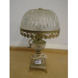 Glass table lamp 1950's