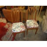 4 Slat Back Chairs