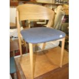 John Lewis Scandi Curved Back Chair ( VAT added on hammer price )