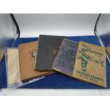 Collection of stamp albums (9) mostly small plus 1st day covers from Switzerland (from 1950's) and
