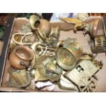 Box Assorted Copper and Brassware