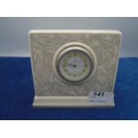 Wedgwood interiors china mantle clock