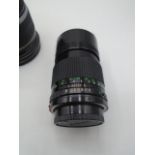 Canon ultrasonic zoom lens EF-5 17-55 1:2.8 15 77mm plus Canon FD 135mm and Tamron tel converter2X