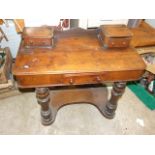 Mahogany Dressing Table ( missing mirrors )