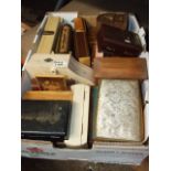 Box of Assorted Musical Boxes ( a/f )