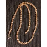 9ct rope chain 9.72 grams