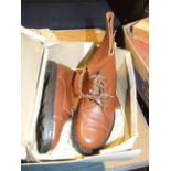 New Boxed Leather Boots Size 6