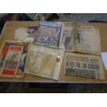 Mixed lot to incl original magazines and papers from 1937 and 1953 relating to the Royal Family plus