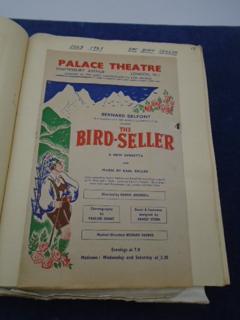 Collection of vintage ephemera relating to entertainment - Image 3 of 5