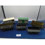 O gauge Hornby goods wagons x6