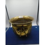 Brass planter