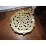 Brass Trivet 10 x 8 inches 3 tall