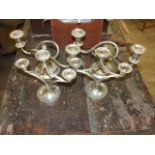 2 Pairs of Candelabras
