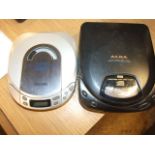 Alba and Maxim Personal CD players