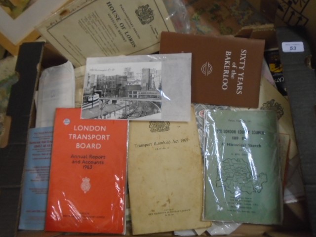 Collection of vintage ephemera mainly to do with London and London Transport - Image 2 of 3