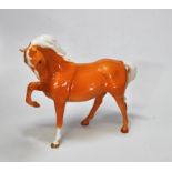 Beswick Palomino Horse printed marks beneath, 20 cm high.