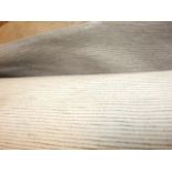 Roll of Approx 25 metres Sky Blue Stripe Material ( VAT will be added to hammer price )