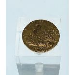 AN AMERICAN 5 DOLLAR GOLD COIN