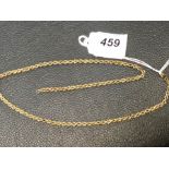 9ct rope chain 4.2 grams