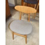 Scandi Curved Back Dining Chair ( VAT will be added to hammer price )