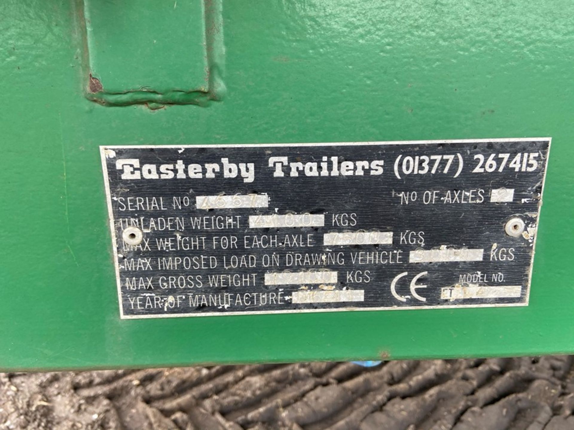 Eastbury twin axle 14 ton trailer ET14 - Image 2 of 12
