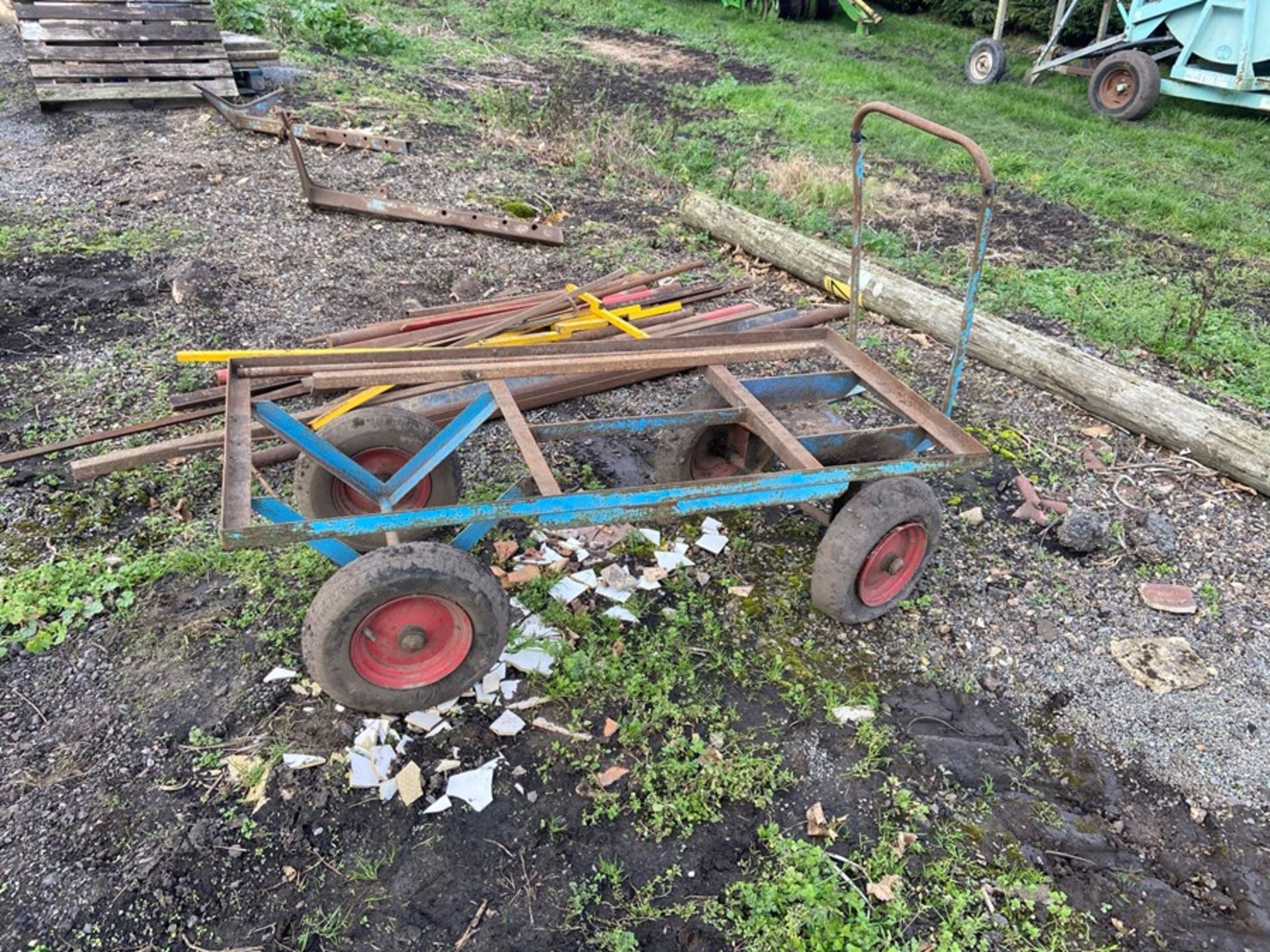 Four wheeled trolley