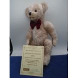 Collectable Dean's Rag Book Company Limited edition 445/2500 Bear "Jack" with growler plus
