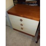 Retro 3 Draw Chest 69 x 69 cm 45 deep