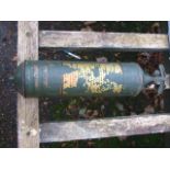 Vintage Brass Fire Extinguisher with mounting bracket