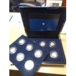 Bermuda shipwrecks triangular coin set, boxed with certificate of authenticity plus map (12 x $3