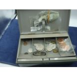 Cash Box and Coins