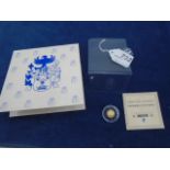 2003 Princess Diana gold coin .585 (0.5g) with certificate of authenticity