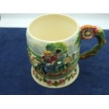 Crown Devon Daisy Bell Musical Tankard 5 1/4 inches tall ( perfect )