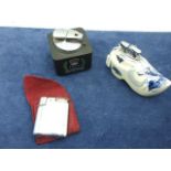 Ronson Lighter , Ronson Table Lighter and Delft Clog Lighter